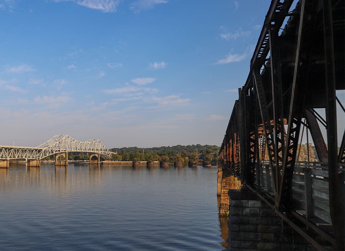 Muscle Shoals, AL Insurance - Two Bridges Over the Tennessee River